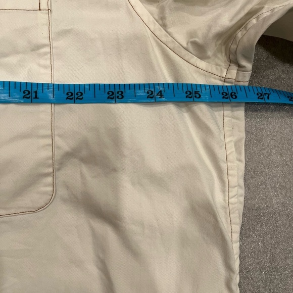 [2XL]Club Monaco Standard Fit 1/4 Zip Cotton Blend S/S Popover Shirt - Picture 7 of 12